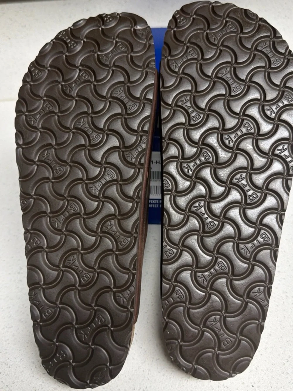 Birkenstock Brown Two-Strap Arizona Men's Sandal